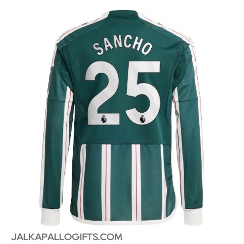 Manchester United Jadon Sancho #25 Vieraspaita 2023-24 Pitkähihainen